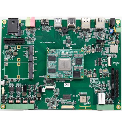EMTOP EMB Industrial Single Board Computer EM-TF-BB-AM5728, AM5728 MPU,Dual Core Cortex-A15 1.5GHZ,Dual Core C66 DSP,3D,GPU, 2GB DDR3, 16GB EMMC, Linux OS,GPMC, SPI, I2C, UART, GPIO,etc...