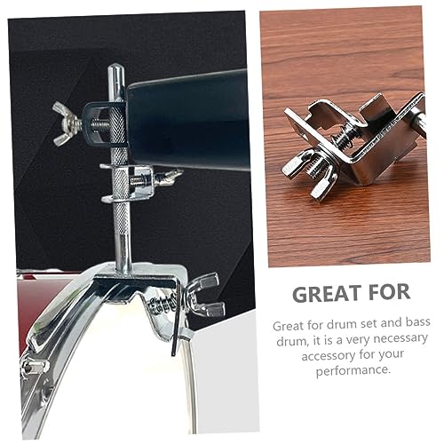 Abrazadera profesional para campana de batería, fácil instalación, accesorio montado en bombo para instrumentos de percusión y kits de batería miniatura 7