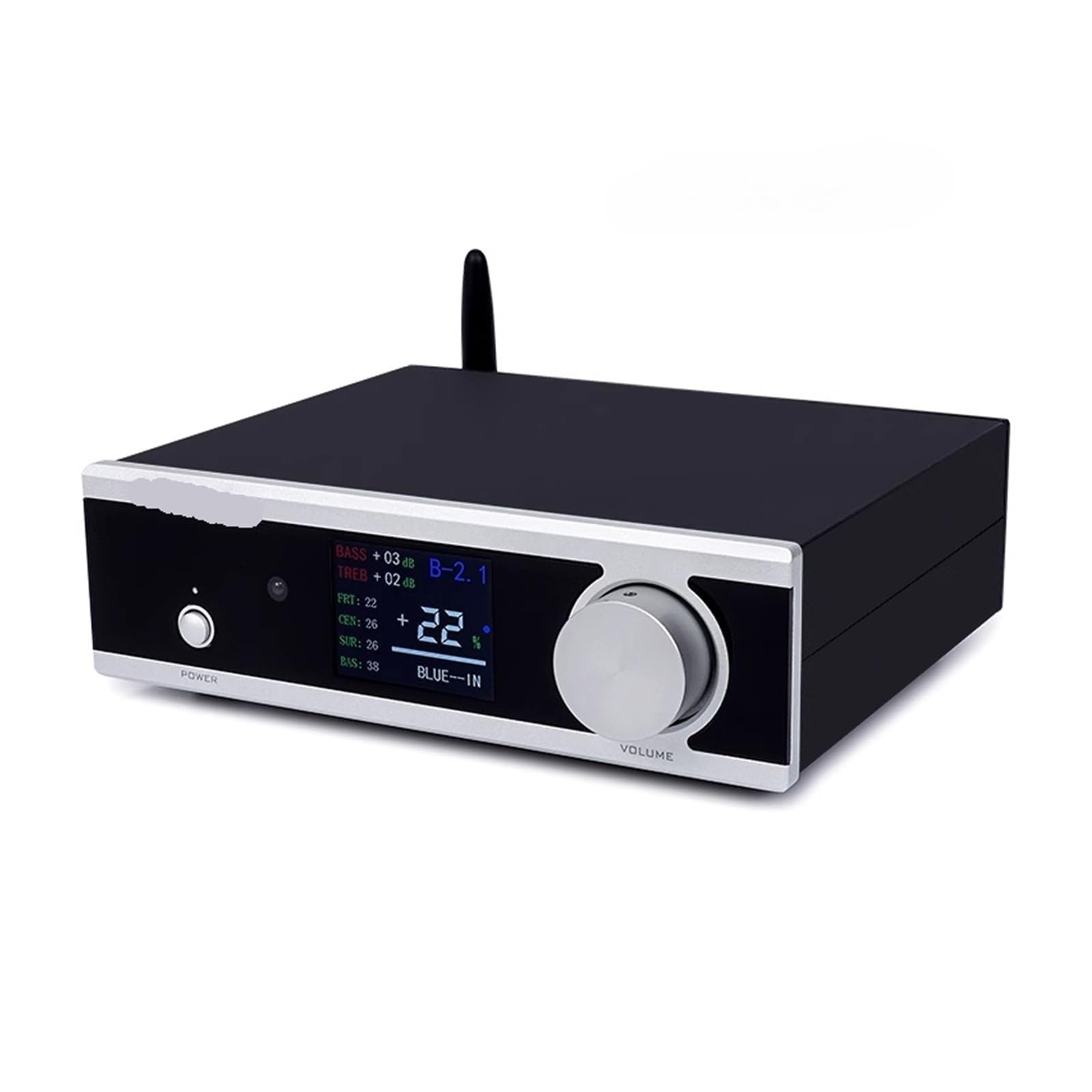 Amplificador Bluetooth de 5.1 Canales Subwoofer Cine en casa Sonido Envolvente de 6 Canales Receptor