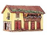 Midene Arte de cerámica cono incienso titular habitación decoración artesanal coleccionable miniatura antigua casa en Gran Canaria, España R364