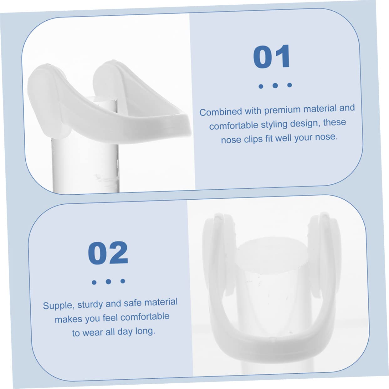 TOYANDONA Pinza Profesional para Natación Cajas De Clips Resistentes Al Agua Accesorios Cómodos para Nadadores