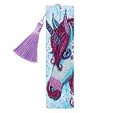 EIYUN DIY Bookmarks for Girls,5d Diamond Painting Book Marks,Diamond Art Kits for Adults and Kids