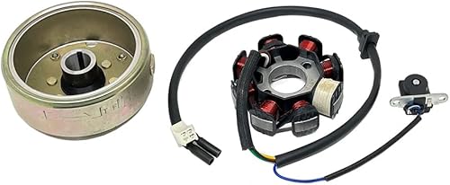 Miniatura 2 de MYK Kit de encendido GY6 150cc STD 8 polos - Incluye volante, estator, bobina, CDI y extractor de volante