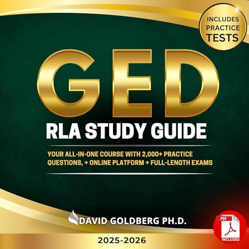 Page de couverture de GED RLA Study Guide