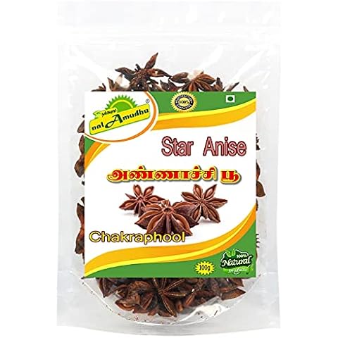 nalAmudhu Star Anis Anis Estrella Capsules d'anis chinois 100 g Cover