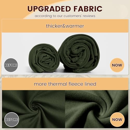 NexiEpoch Leggings forradas de lã femininas – calças de ioga de inverno de cintura alta com controle