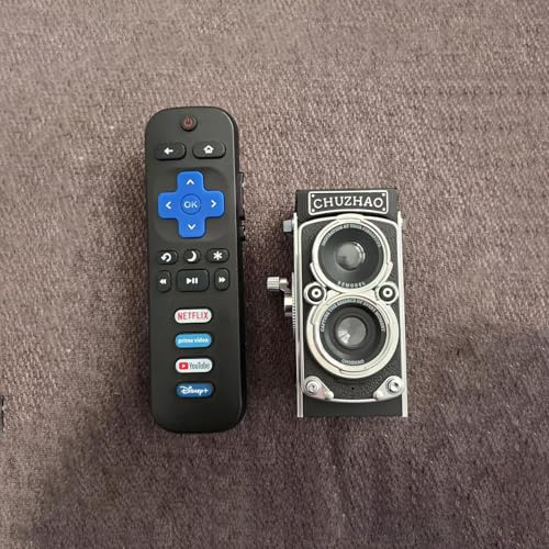 Image of Vintage Mini Digital Camera with Date & Time Setting - Portable Retro TLR Style, 1080P FHD Video 12MP Photos Autofocus Compact CHUZHAO Camera with 16GB Card for Beginners Teens Adults, Black