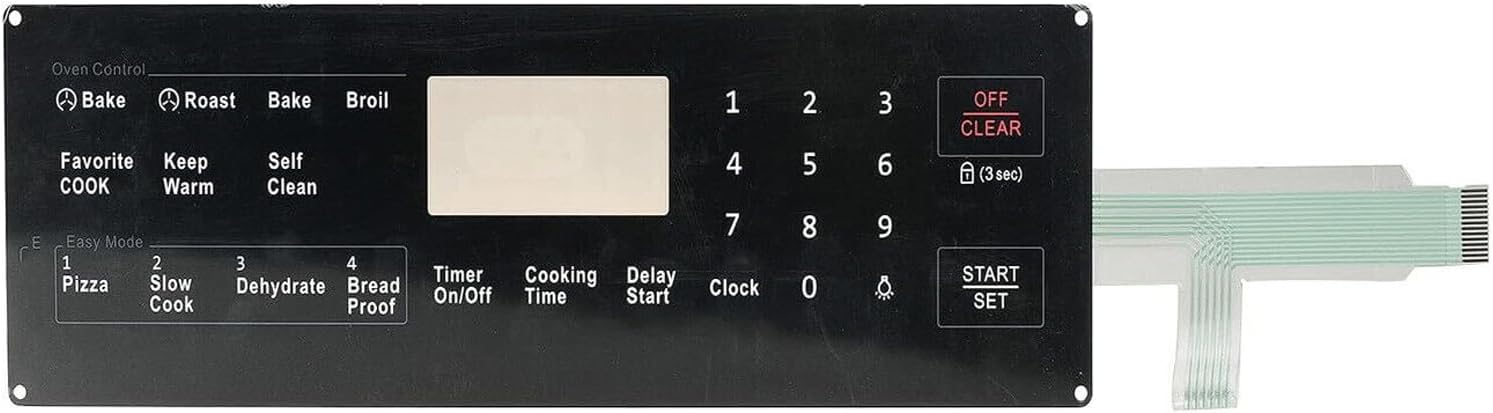 DG34-00027B Membrane Switch Touchpad Replacement DG34-00027A AP5986689 PS11735749 Fits for Samsung Range Oven NX58H5600SS, NX58J5600SG, NX58F5700WS, NX58M5600SB
