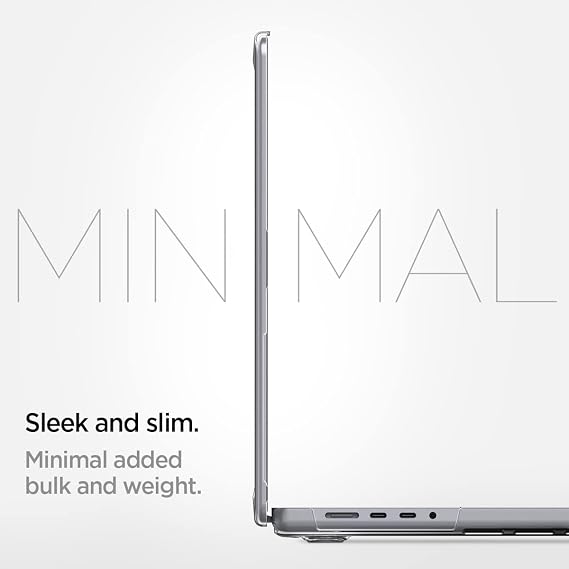Spigen MacBook Pro 16 (M5/M4/M3/M2/M) ile Uyumlu Kılıf Thin Fit Ultra ince ve Hafif Şeffaf Kapak - ACS04210 (Spigen TR Garantili)