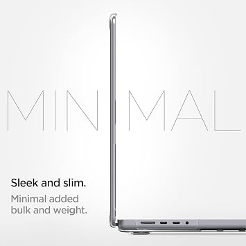 Spigen MacBook Pro 16 (M5/M4/M3/M2/M) ile Uyumlu Kılıf Thin Fit Ultra ince ve Hafif Şeffaf Kapak - ACS04210 (Spigen TR Garantili)