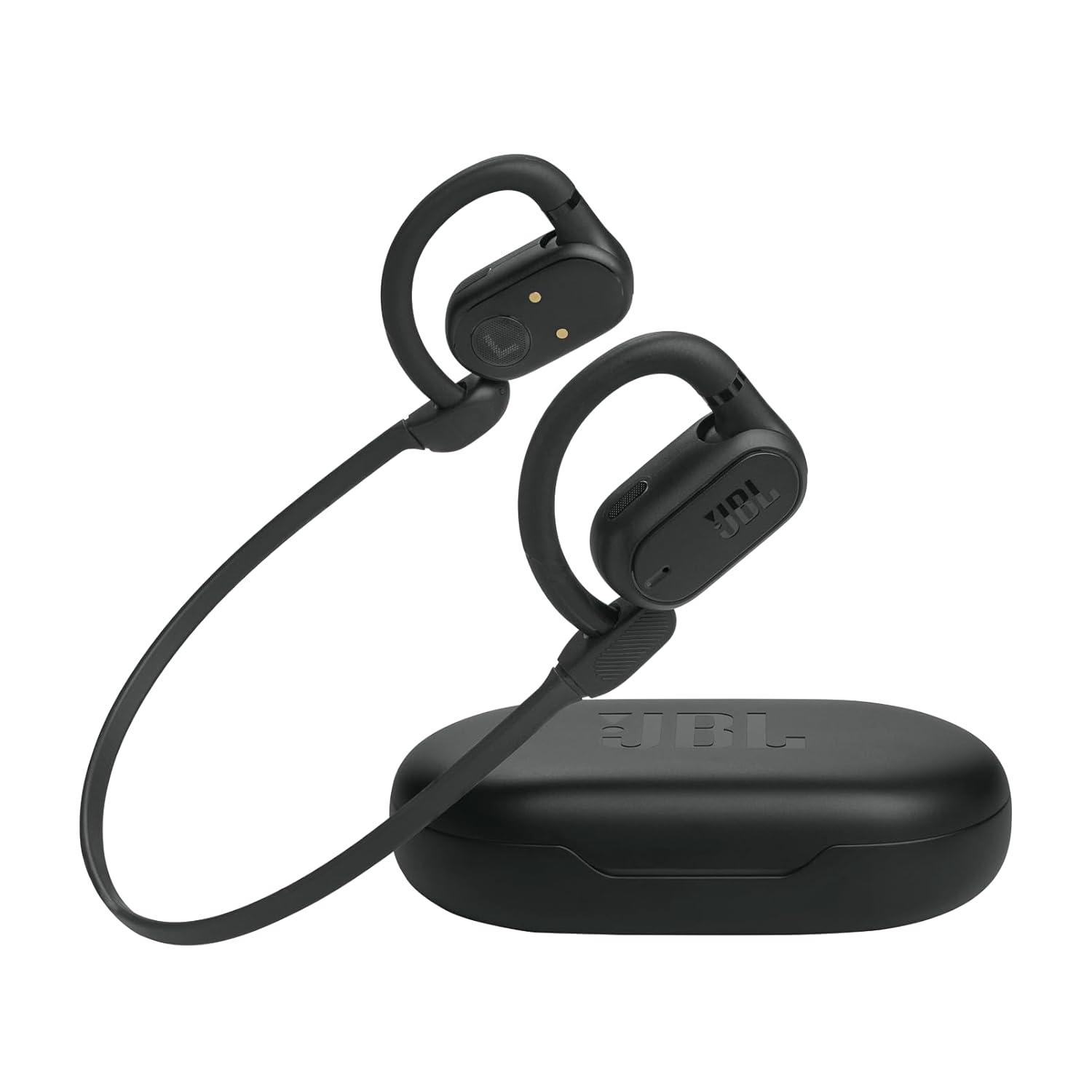 JBL SoundGear Sense - True Wireless Open-Ear Headphones JBL OpenSound Technology Splash and dust Resistant 4 mics for