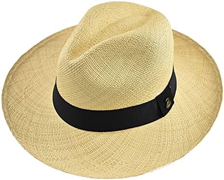 Original Panama Hat - Wide Brim Classic Fedora - Toquilla Straw - Handmade in Ecuador