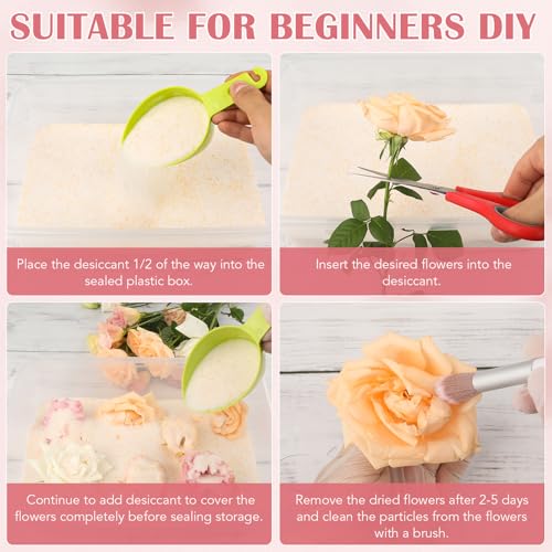 Image of VOISEN Silica Gel Flower Drying, 5LBS Flower Drying Silica Gel Crystals