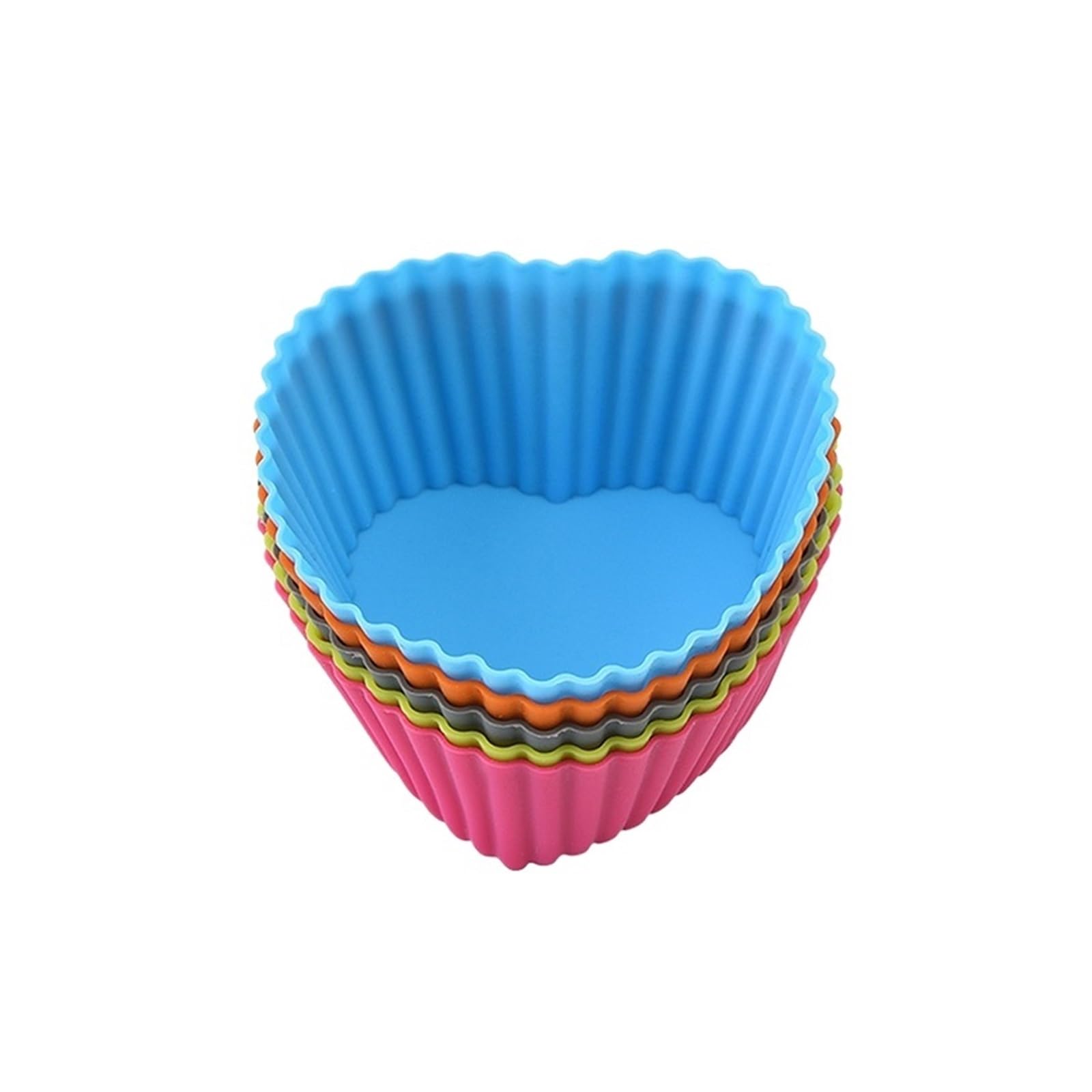 Moldes for hornear pasteles con diseño antiadherente eficiente, pack de 5 moldes modelo D
