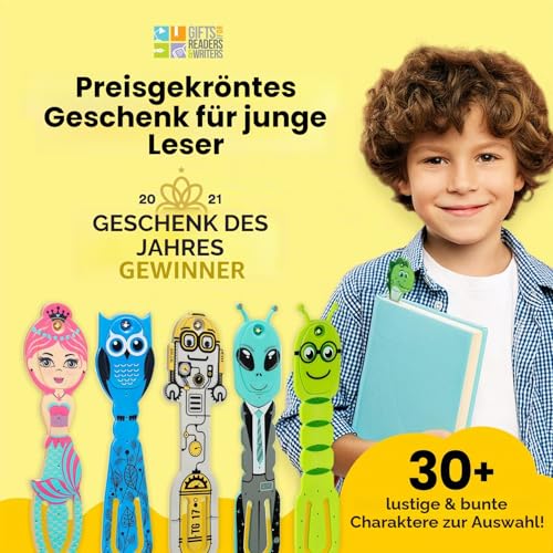 Gifts for Readers & Writers Flexilight Leselampe | 2 in 1 Lesezeichen Buch Licht | LED Clip On Leselampe… – Ansicht 6