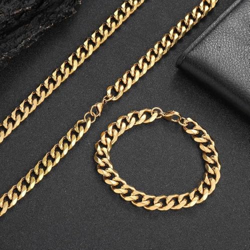 18K gold Cuban minimalist and elegant bracelet, detachable bracelet adds infinite charm to men's and women's fashionable jewelry4
