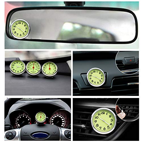Idain Car Dashboard Thermometer - Mini Vehicle Thermometer Decoration Air Vent Cilp 1.57*1.57*1.57Inch #TOP3