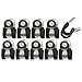 Produktbild AB Tools Flexible Bremse aus Kautschuk Clips Clips bordée P 5/16" (Zeilen) entraxe 7,9 mm Partie 10 FL32
