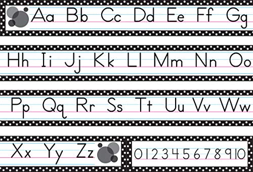Teacher Created Resources Black Polka Dots Traditional Printing Mini Bulletin Board