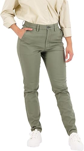 Dockers Damen Weekend Chino Skinny Pants, Camo, 27W