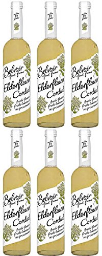 Belvoir Lot de 6 paquets de fleurs de sureau 500 ml Cover