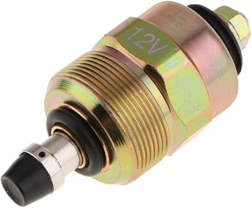 Válvula solenoide de apagado de combustible, 1989-1993 compatible con camiones Dodge Diesel con motor de 12 V compatible con Cummins 5.9 L
