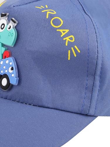 Image of PASSION PETALS Summer Dino Rockstar Baseball Cap for Kids Boys and Girls 2-4Years