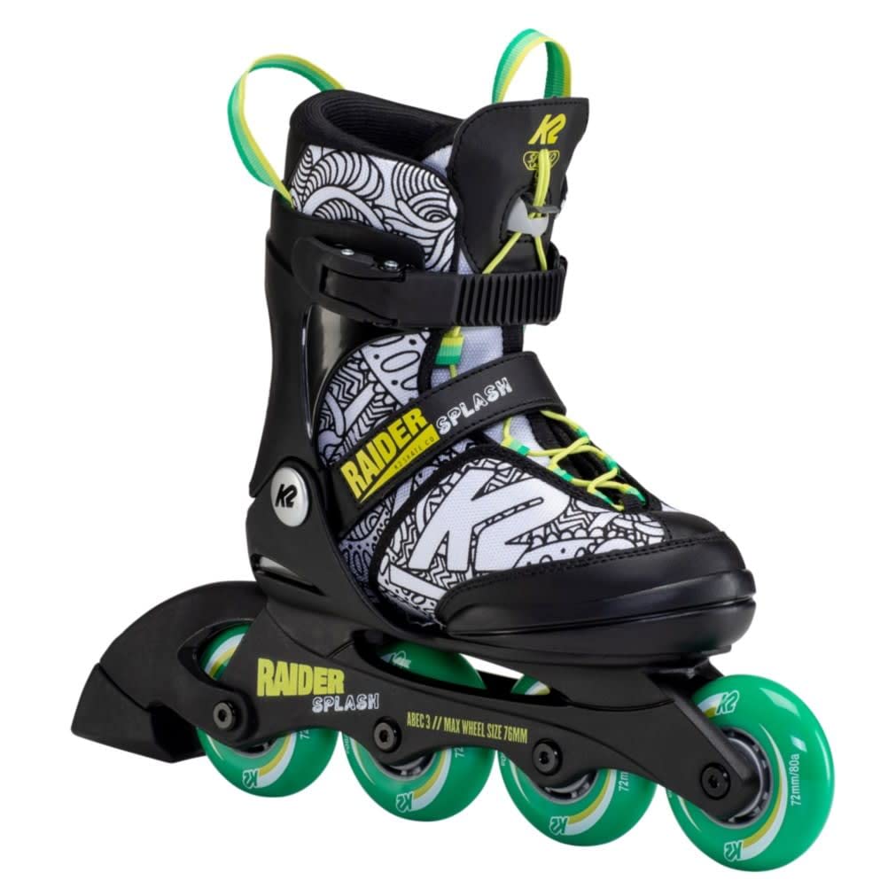 K2 Raider Splash Adjustable Boys Inline Skates