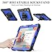 SEYMAC stock Case for Samsung Galaxy Tab S10 Lite / S10 FE / S9 FE 5G / S9 Tablet Case 10.9''/ 11'' Protective with Screen Protector, Pen Holder, 360 Rotate Stand, Hand Strap, Shoulder Strap, Blue1