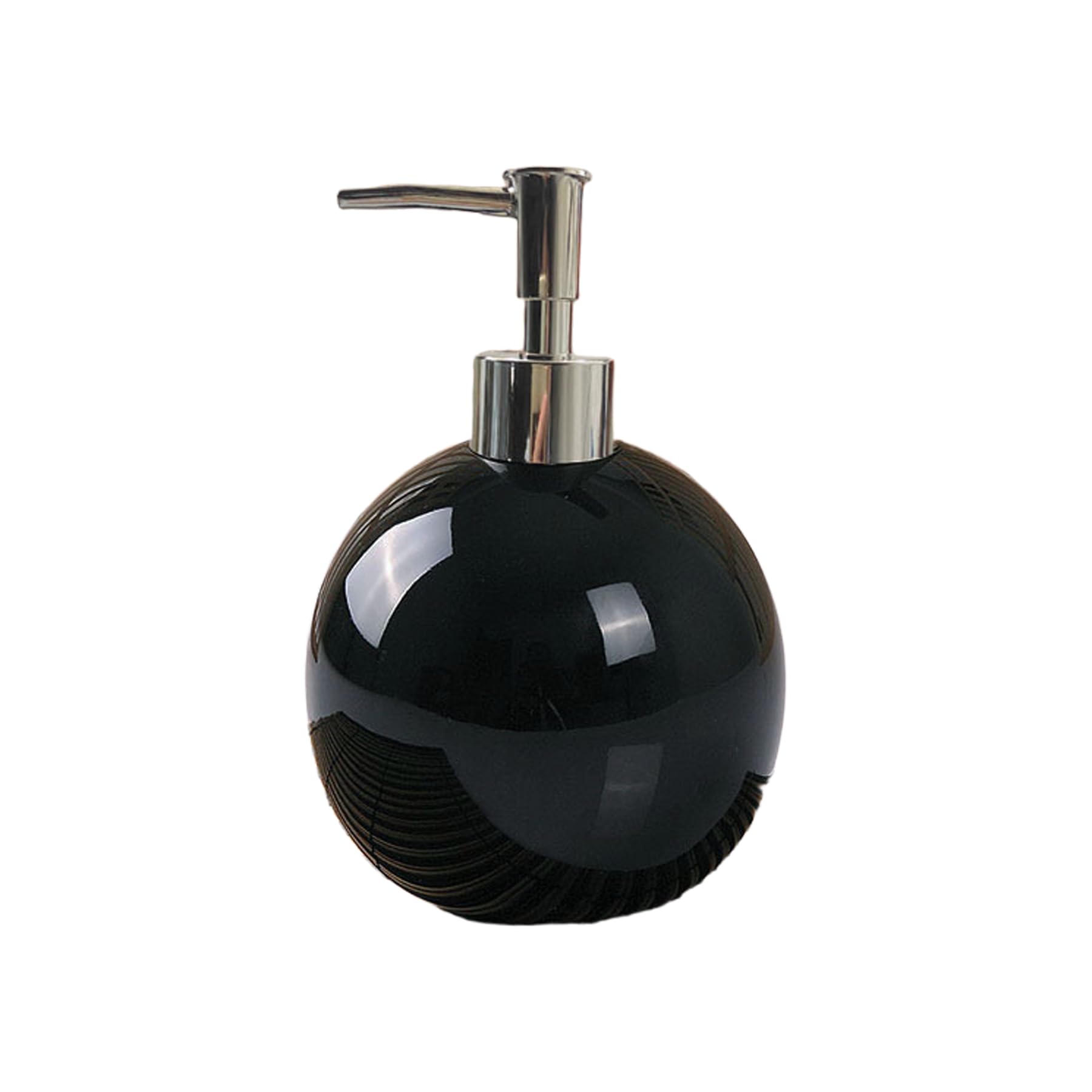 18 Oz Ceramic Soap Dispenser with Rust Proof Pump,Ball Shaped Decorative Modern Minimalist Refillable Hand Lotion Pump Bottle,Hand Soap Dish Soap Dispenser for Kitchen Bathroom (Color 13)