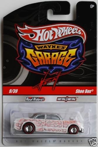 Hot Wheels Wayne's Garage ZAPATOS CAJA AUTO CHASE Escala 164 Diecast Real Riders