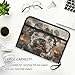ALAZA Dirty Dog Animal Expandable Filing Folder Storage Organiser Box Files, 13 Pockets Zip Filing Folders for Home or Office Documents