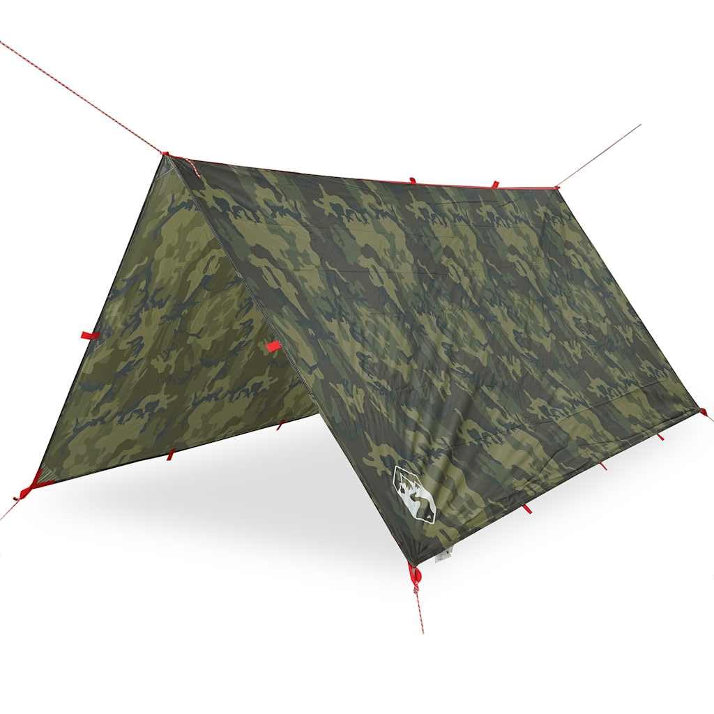 Strapazierfähiges Tarp Blau - Biwakzelt & Camping Tent mit Wasserdichtem Sonnenschutz (300 x 294 cm) für Outdoor-Abenteuer und Trekkingtouren