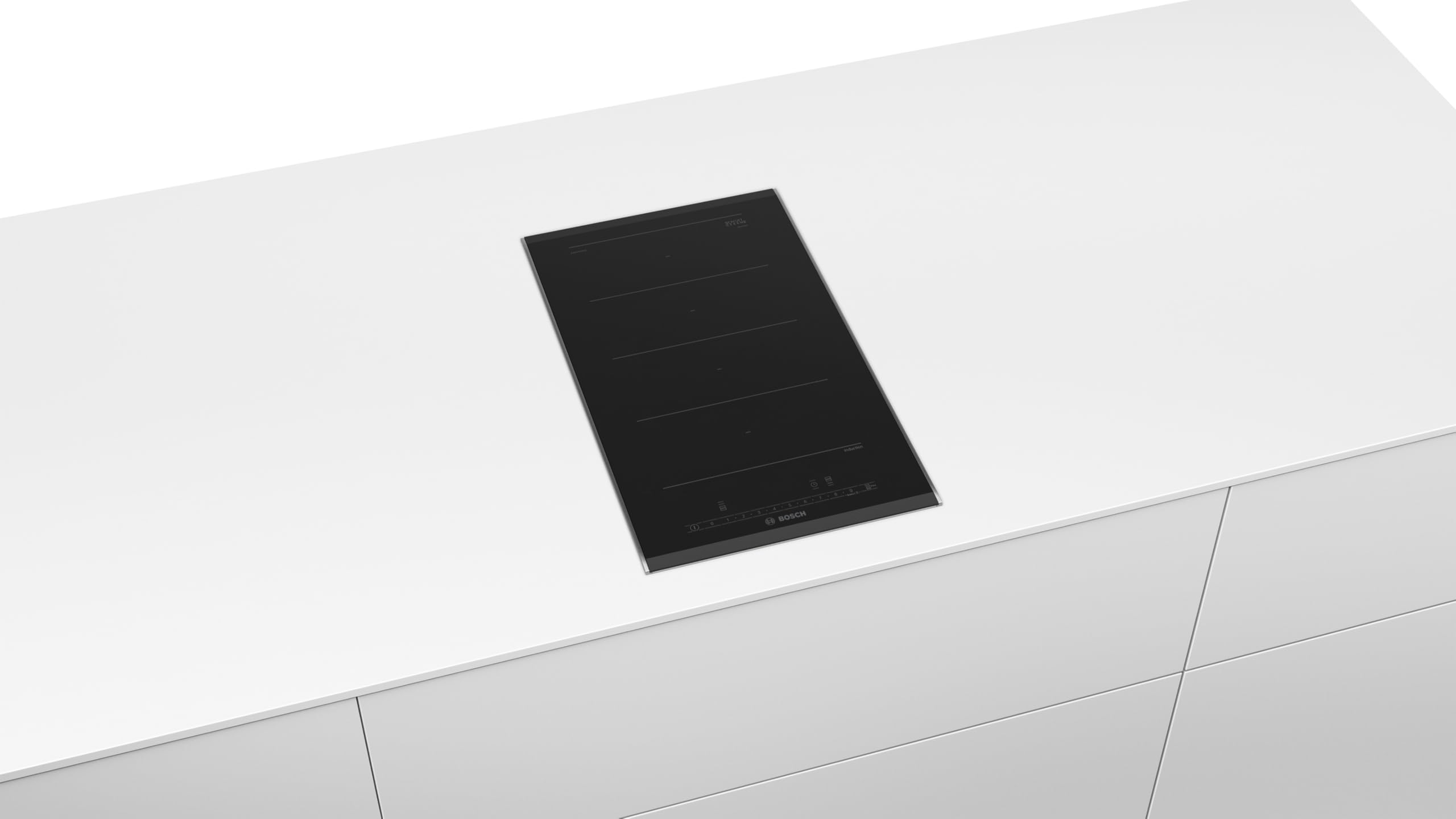 Bosch, Placa Dominó, Inducción, Serie 6, Función Sprint, negro, PXX375FB1E | Zona flexible para recipientes de varias formas y calentamiento ultra rápido.