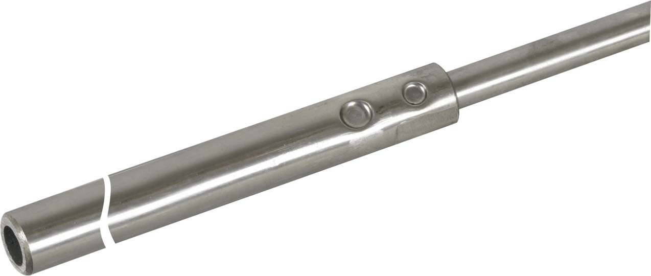 Pointe tube Niro 1500 mm Dehn 103419 à biseau avec résistance de limitation 10 kOhm