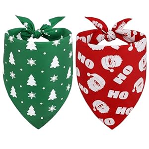 Vivifying 2er Pack Weihnachts Halstuch Hund