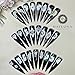 Set 100Pcs Handmade 3D Acrylic Flowers For Nails Art Decor Set, White 3D Flowers For Nails, Acrylic Flower Nail Art Diverse Collection in One Box for Nail Designs For Women (White 100PCs)