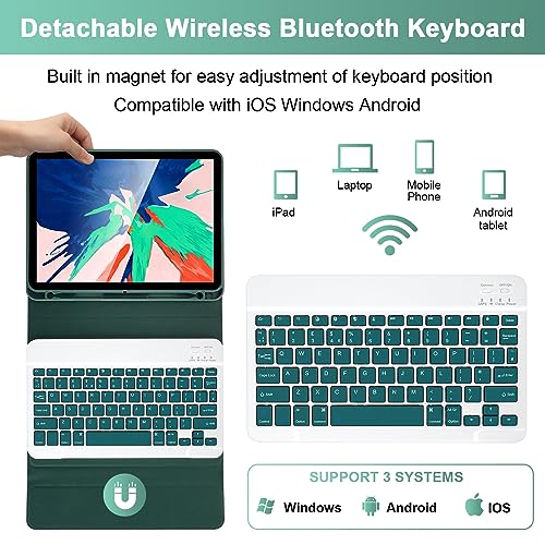 Lively Life Bluetooth Keyboard for iPad Air 11-inch (M3 2025 / M2 2024) & Air 4th/5th Gen & iPad Pro 11 inch (1st/2nd/3rd/4th Gen) - Image 3