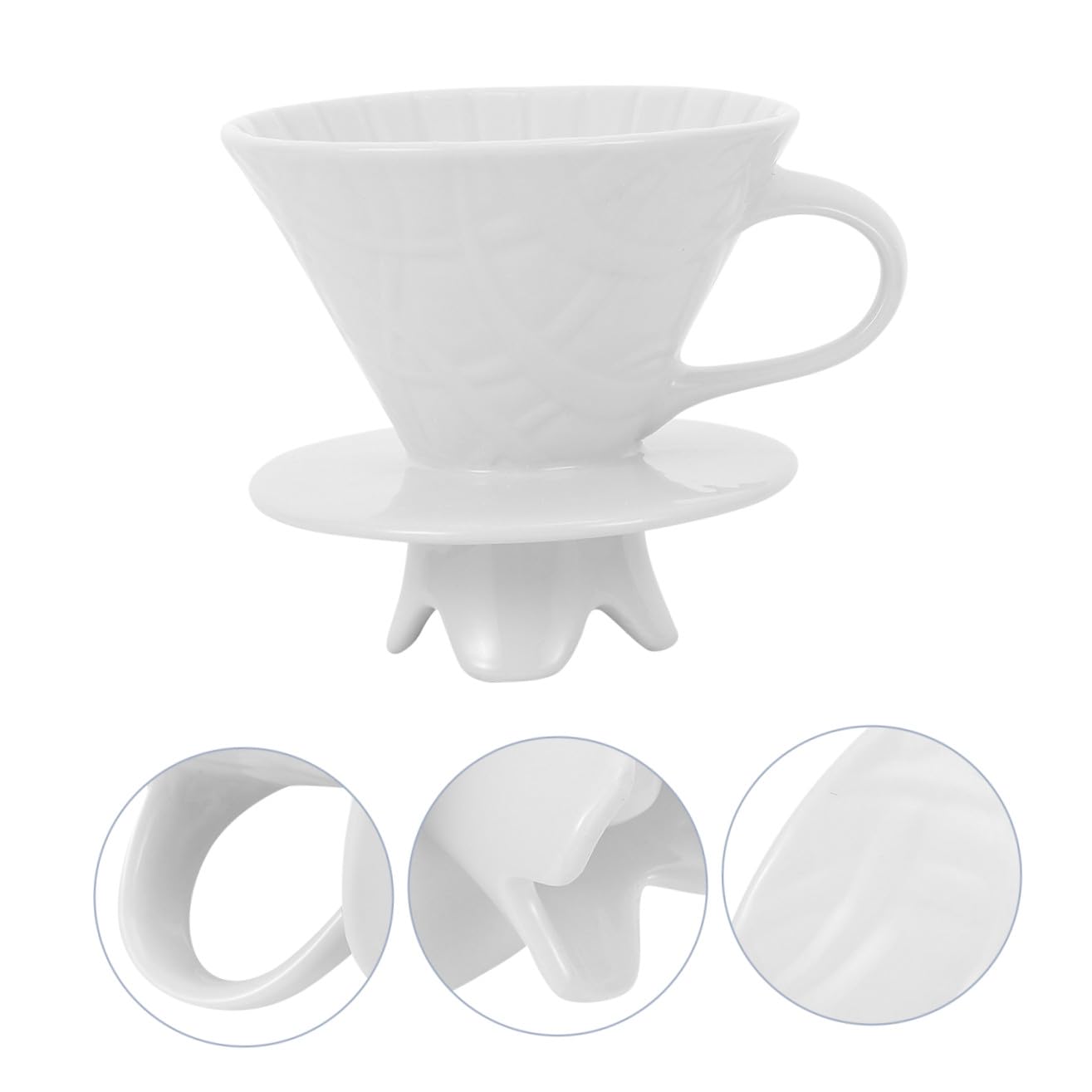 Filtros De Café De Cerámica Retro Filtro Manual Para Tazas Accesorio De Cocina Durable y De Limpiar