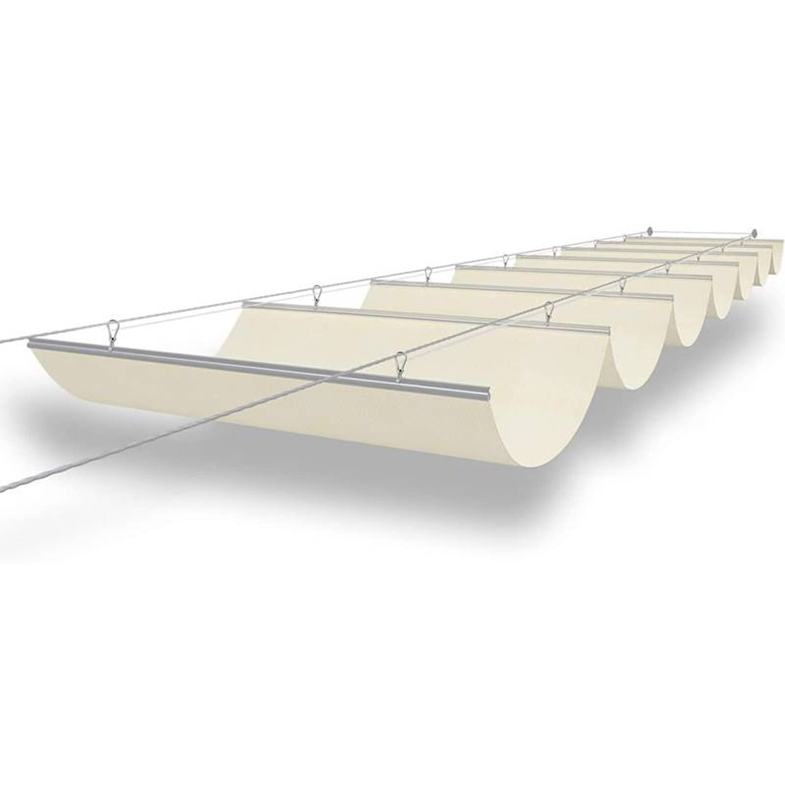 Geovne U Shape Wave-Sonnensegel,Lichtfilter-Wave Shade Sail
