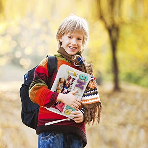 1Pcs Chenille Letter Bag Clear Flat Pouch, Nylon Clear Waterproof Snacks Bag, Letter Double Sided Patches Cosmetic Bags Organizer, Makeup Travel Bag For Women Girls… #TOP2