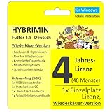 Lizenzlaufzeit 4 Jahre - Die angebotene Lizenz ist für die lokale Installation bestimmt und für 4 Jahre (48 Monate) nach der Lizenzaktivierung gültig. Auch nach Ablauf der Lizenzdauer bleiben alle Ihre Daten bei Ihnen gespeichert und können später nach einer erfolgreichen Programm-Reaktivierung gleich benutzt werden