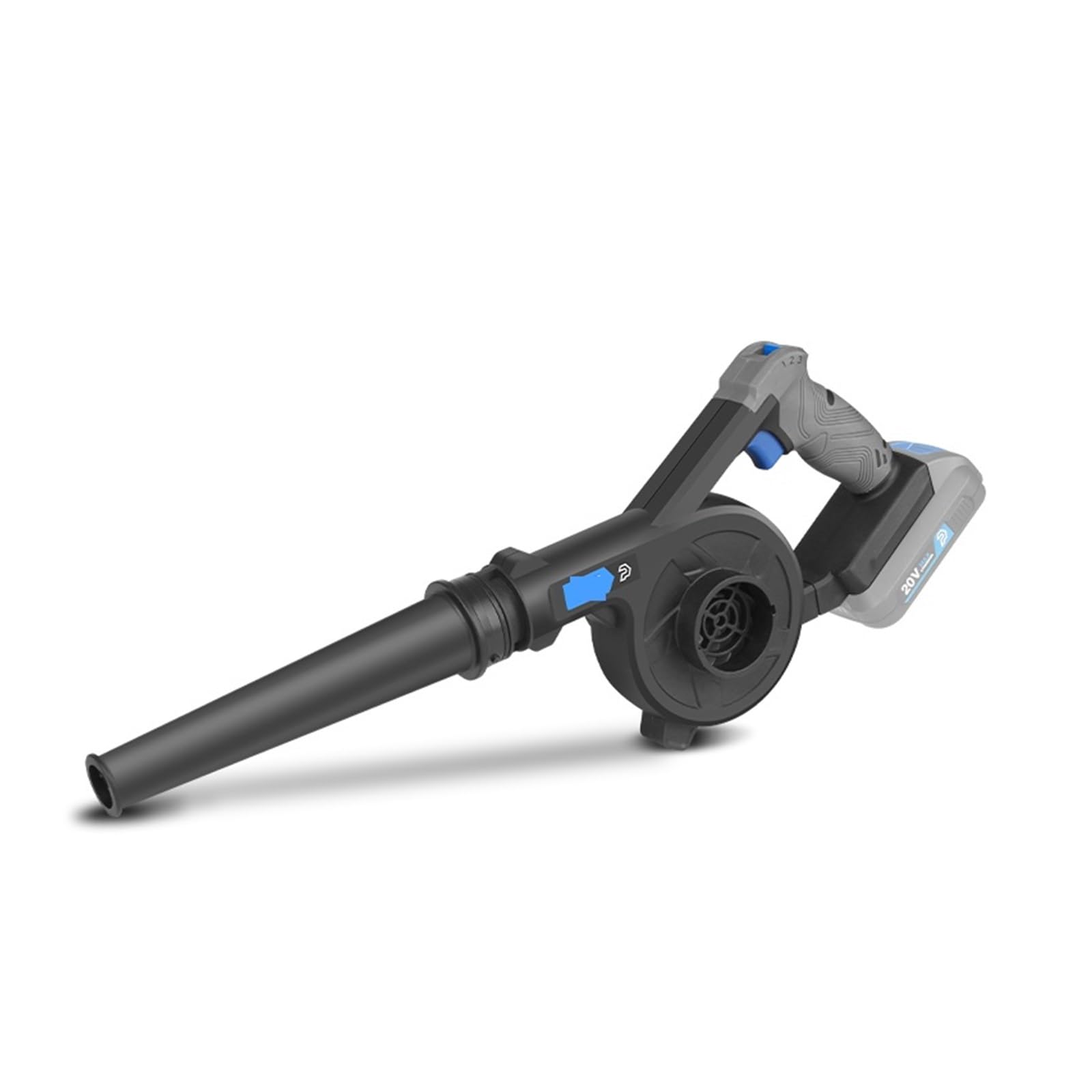 Ventilador, Soplador de Aire eléctrico, soplador inalámbrico de jardín de 20V, Herramientas de colector de Polvo de Ordenador de Velocidad Variable for Limpieza al vacío(Blower)