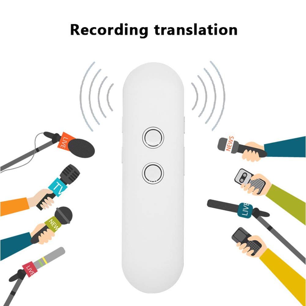Dispositivo di traduttore linguistico intelligente Dispositivo portatile portatile in tempo reale Supporto per traduzione linguistica bidirezionale istantanea 40 lingue Traduzione libera, efficienza