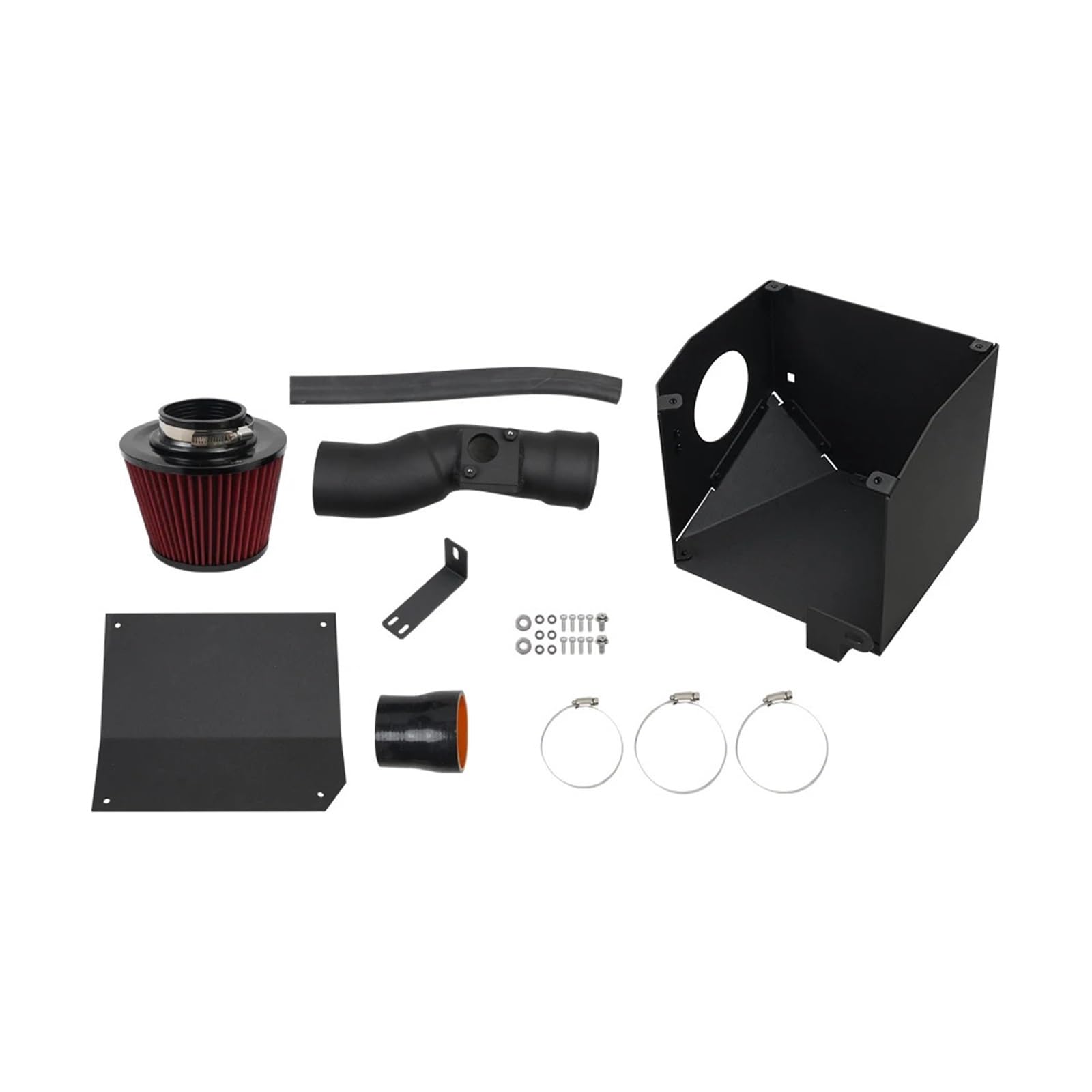 Kit de admisión frío Kit de sistema de admisión de aire frío con filtro de aire de alto flujo Compatible con Civic 1.5T, aumento y potencia Filtro de Aire