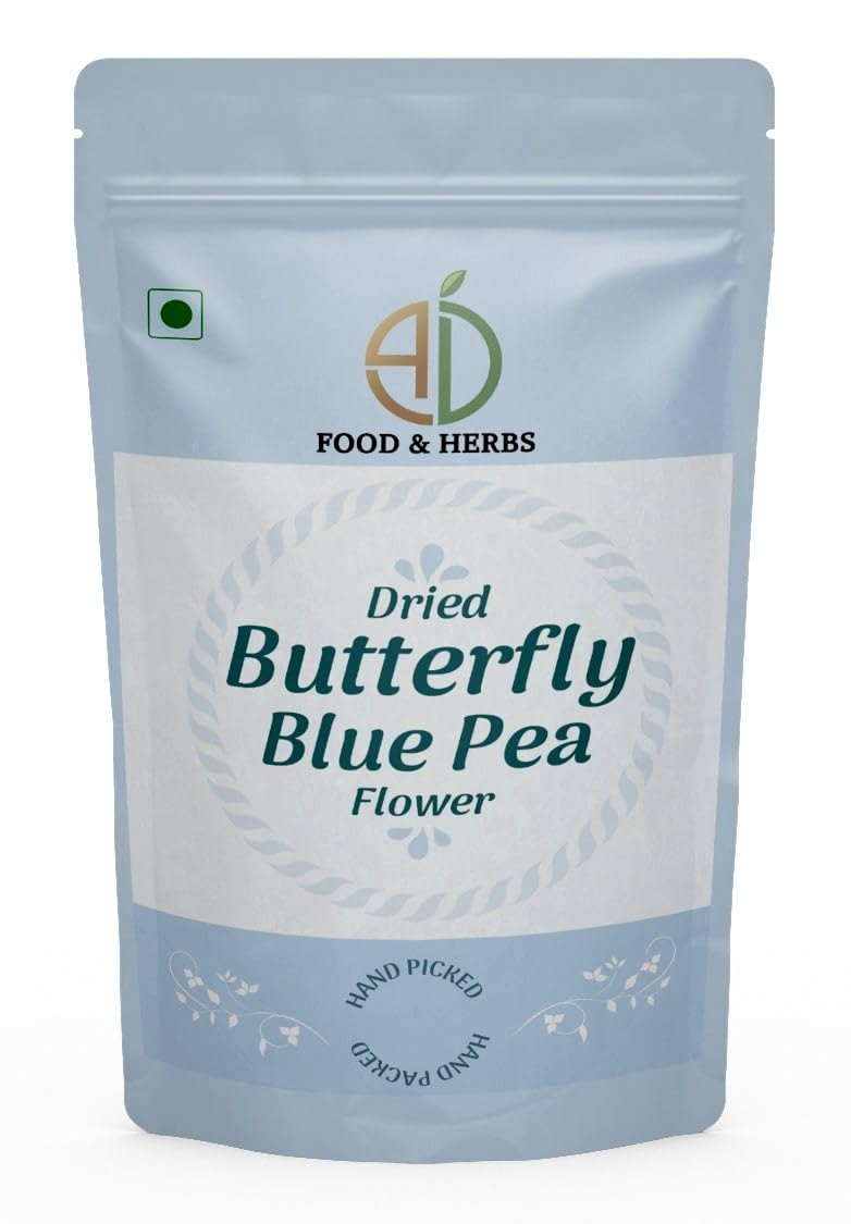 A D Food & Herbs Dried Butterfly Pea Flower/Aparajita ke phool Flower/Petals Aromatic Edible for Homemade Lattes, Tea Blends, Bath Salts, Gifts, Crafts (50 Gms) (B09WN5V2H5) Amazon Price History, Amazon Price Tracker