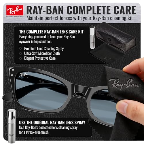 Image of Ray-Ban RB2299 LADY BURBANK Cat Eye Shaped Sunglasses for Women with Official RAYBAN Eyewear Kit