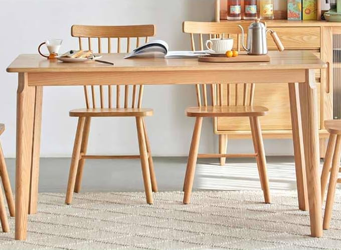 Amazon｜MUTUKI ダイニングテーブル 北欧 おしゃれ 木製 テーブル