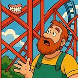 Giant Freddie Goes to Yorkshire Fun-Park: False Teeth Fiasco! (English Edition)