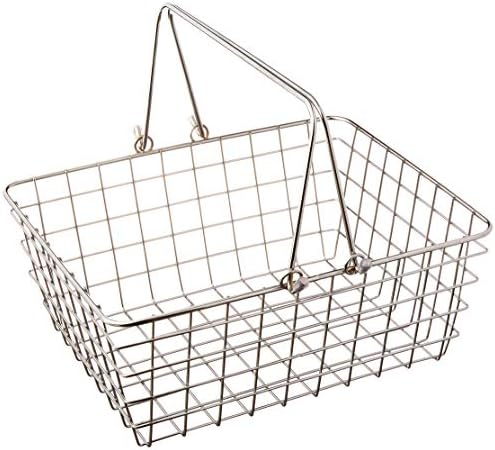 Spectrum Diversified Wire Storage Basket, Medium, Chrome (43270)